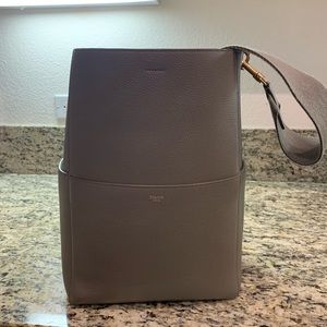 Celine Sangle Handbag, Bucket Bag, Authentic
